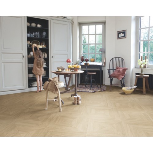 Ламинат Quick-Step Дуб капучино CAU4160 коллекция Castle Ultra 33 класс 12 мм — изображение 8